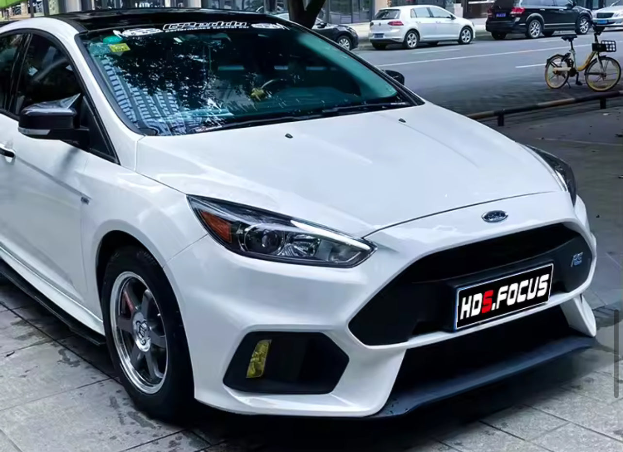 Par de Faróis LED Focus MK3 2015–2018 — Upgrade RS com DRL e Seta Dinâmica - Led Line BR Parts