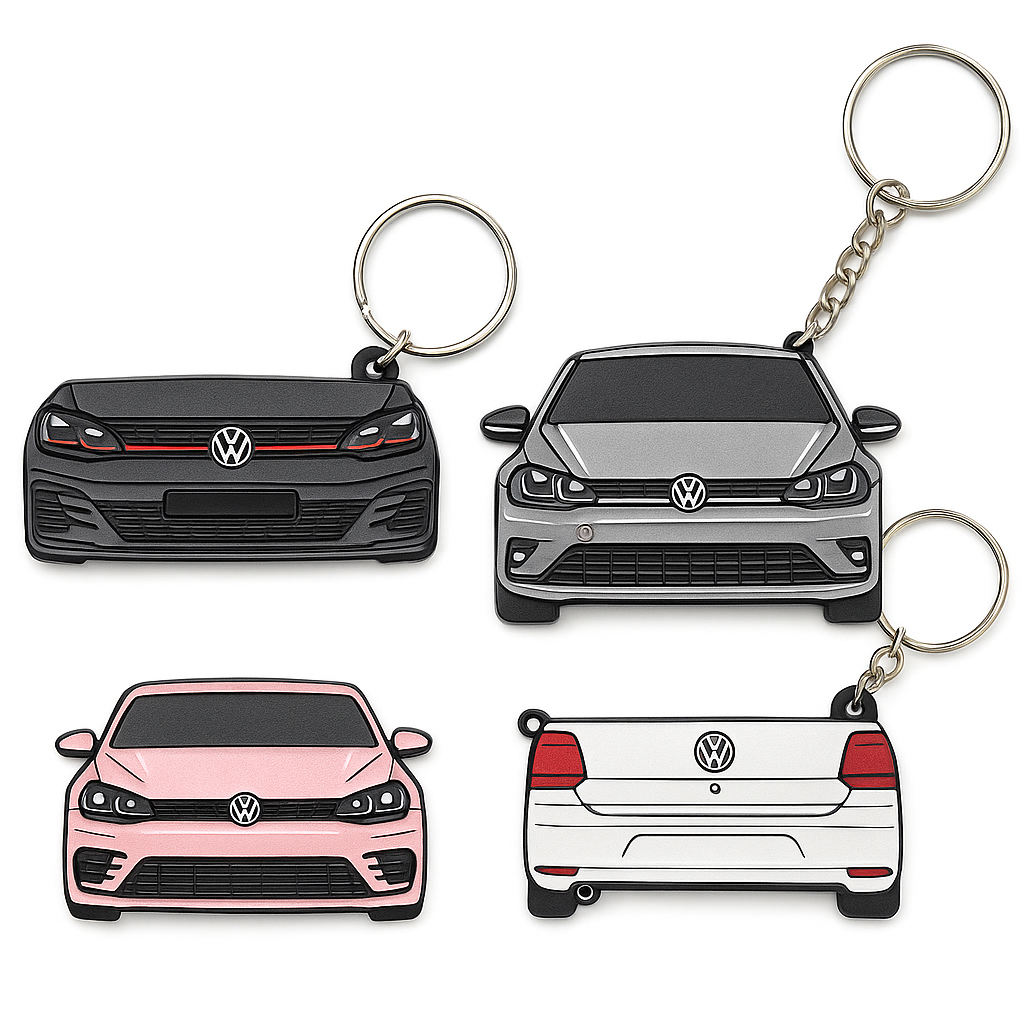 Chaveiro Personalizado com Frente + Traseira do Seu Carro com NFC | Led Line BR Parts - Led Line BR Parts