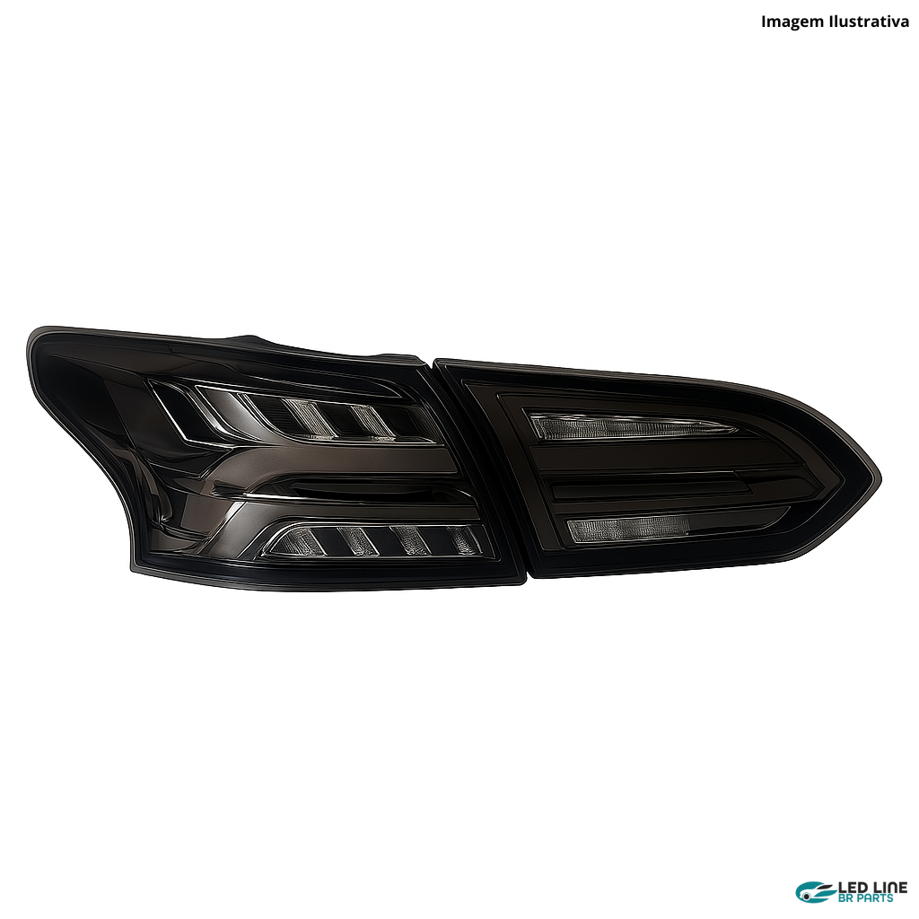 Luzes Traseiras Altezza LED para Ford Focus Sedan 2015-2018