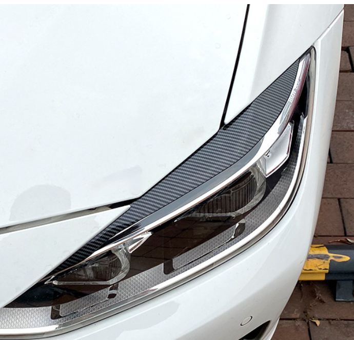 Sobrancelhas de Farol para BMW Série 3 F30/F31 (2012-2018) – Estilo Esportivo em Preto Piano ou Fibra de Carbono - Led Line BR Parts