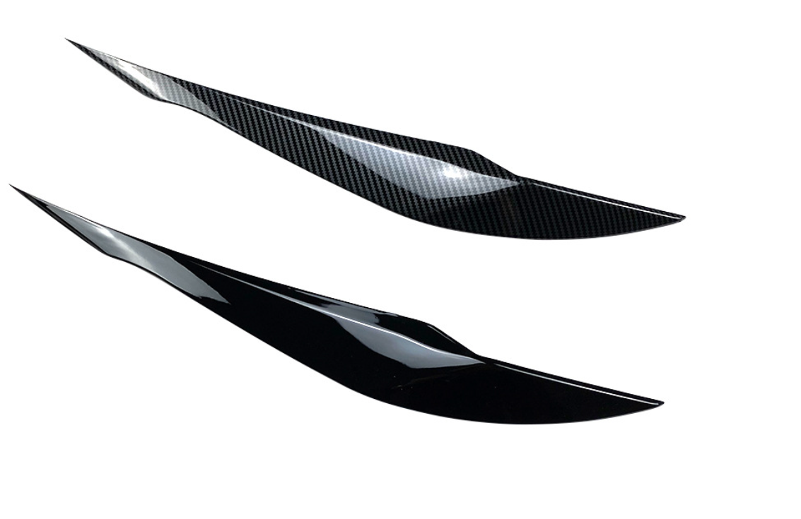 Sobrancelhas de Farol para BMW Série 3 F30/F31 (2012-2018) – Estilo Esportivo em Preto Piano ou Fibra de Carbono - Led Line BR Parts