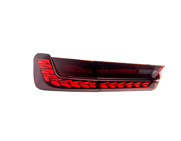 Luz Traseira LED Escamada BMW Série 3 (2019-2022) - Modelo G20/G28 - Led Line BR Parts