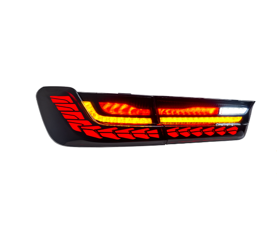 Luz Traseira LED Escamada BMW Série 3 (2019-2022) - Modelo G20/G28 - Led Line BR Parts