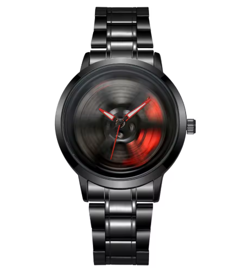 Relógio Masculino Rodas que Giram – Estilo e Exclusividade - Led Line BR Parts