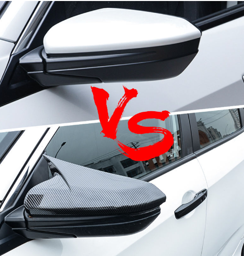 Capas Protetoras de Retrovisor em Fibra de Carbono – Honda Civic 10ª Geração (2016 a 2021) - Led Line BR Parts