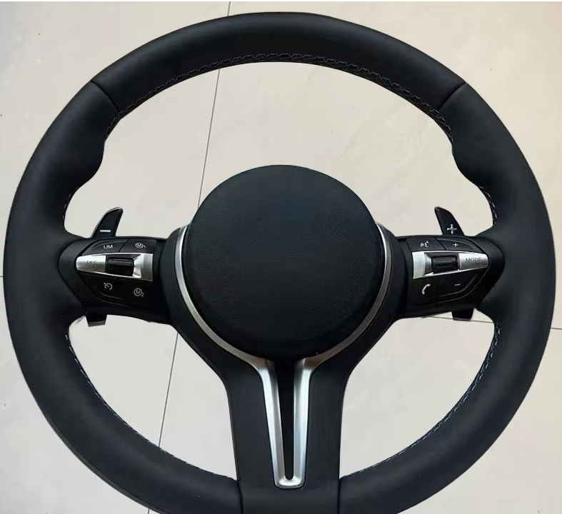 Volante Esportivo com Paddle Shifter em Couro Nappa para BMW M Sport - Led Line BR Parts