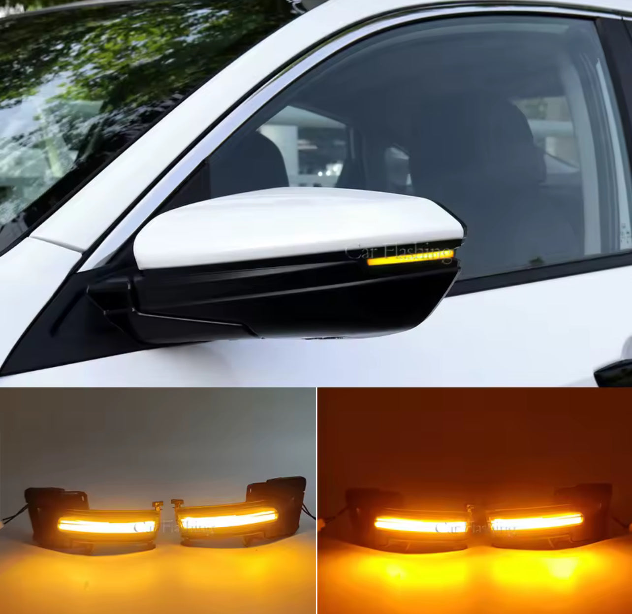 Seta Sequencial de Retrovisor LED para Honda Civic G10 (2016 a 2021)