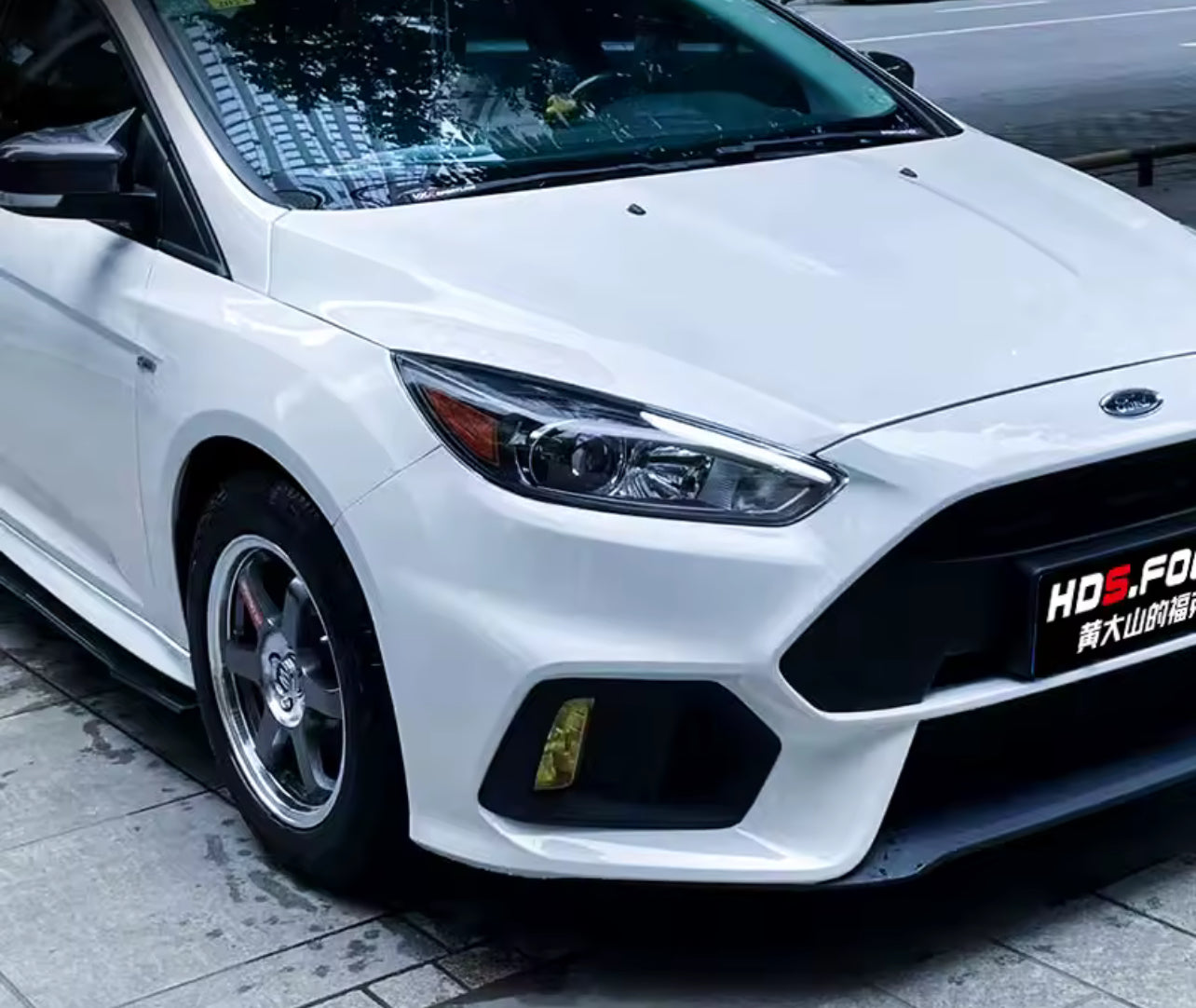 Par de Faróis LED Focus MK3 2015–2018 — Upgrade RS com DRL e Seta Dinâmica - Led Line BR Parts