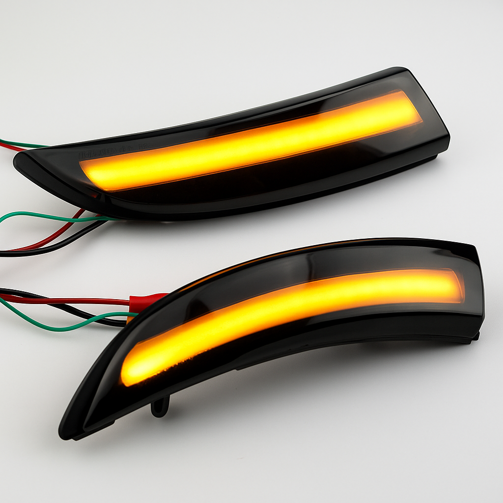 Seta Sequencial para Retrovisor com Animação de Startup – Ford Fiesta MK7 2008-2017 - Led Line BR Parts