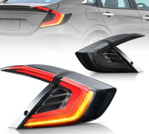 Lanterna Traseira Altezza Fumê Led All Black para Honda Civic G10 (2016-2021)