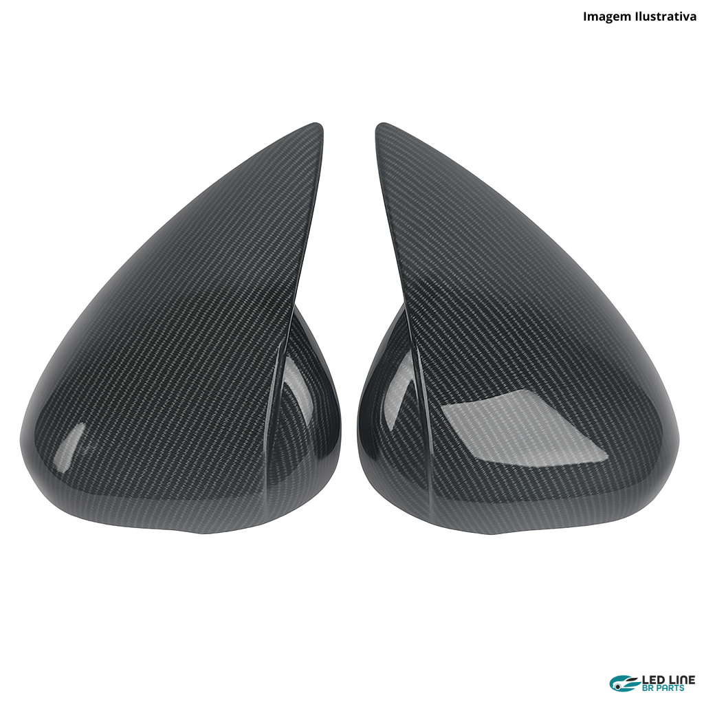 Capa de Retrovisor Esportiva – Ford Fusion 2012 a 2021 - Led Line BR Parts