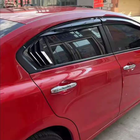 Windows Vents Estilo Corrida para Janela Traseira – Civic G9 2011 a 2015 - Led Line BR Parts