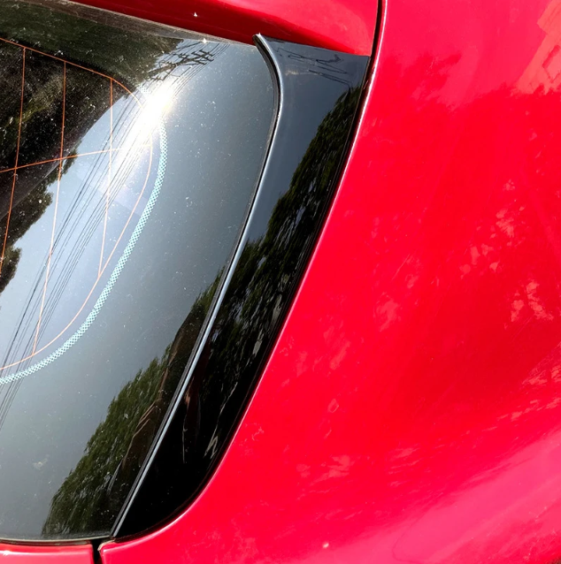 Spoiler Lateral Traseiro para BMW F20 F21 2012–2019 – Preto Brilhante - Led Line BR Parts
