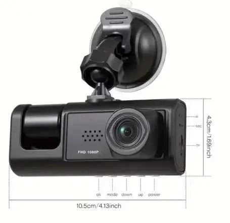 Câmera Veicular 3 Lentes HD 1080p - Segurança Uber 99 | Led Line BR Parts