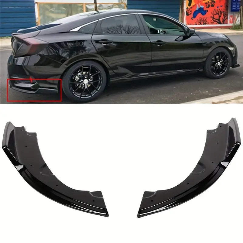 Lip Spoiler Traseiro Esportivo para Honda Civic G10 (2016-2019) – Estilo, Proteção e Performance - Led Line BR Parts