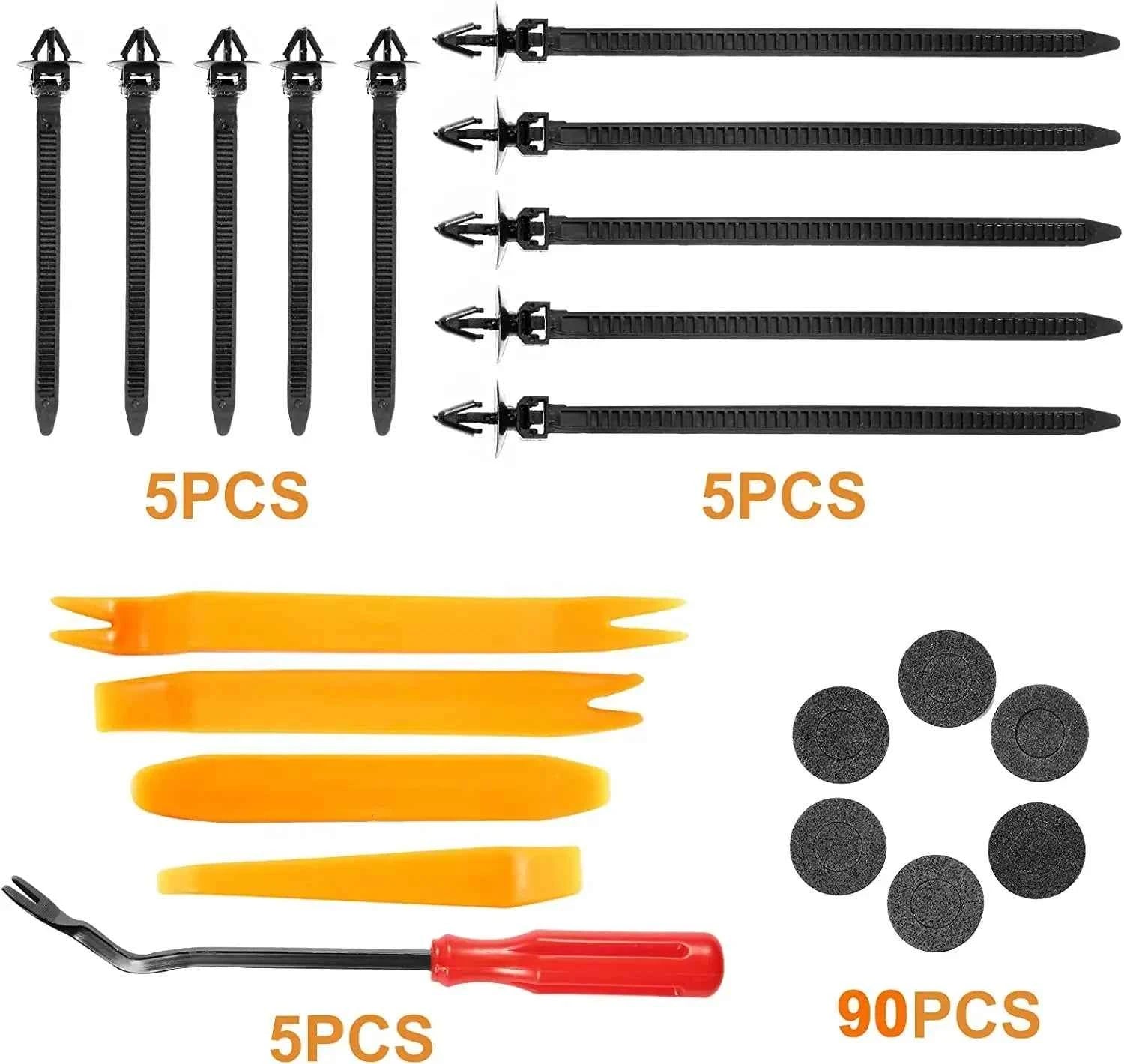 Kit Clipes Automotivos 845 Peças - Solução Completa para Reparos | Led Line BR Parts
